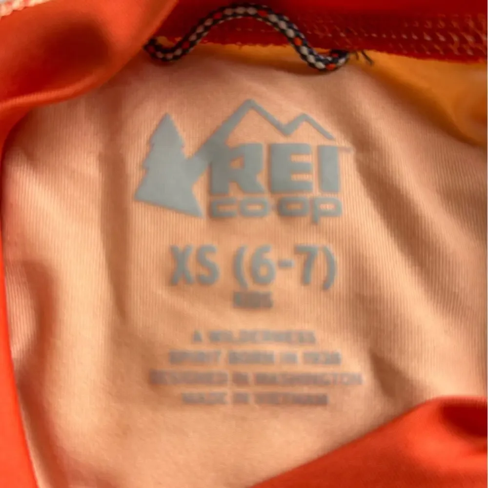REI Kids Orange Swim Rash Guard